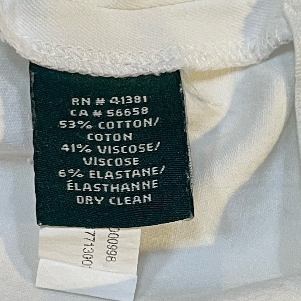 Ralph Lauren Women's White Shirt Cropped Pants - Picture 5 of 9